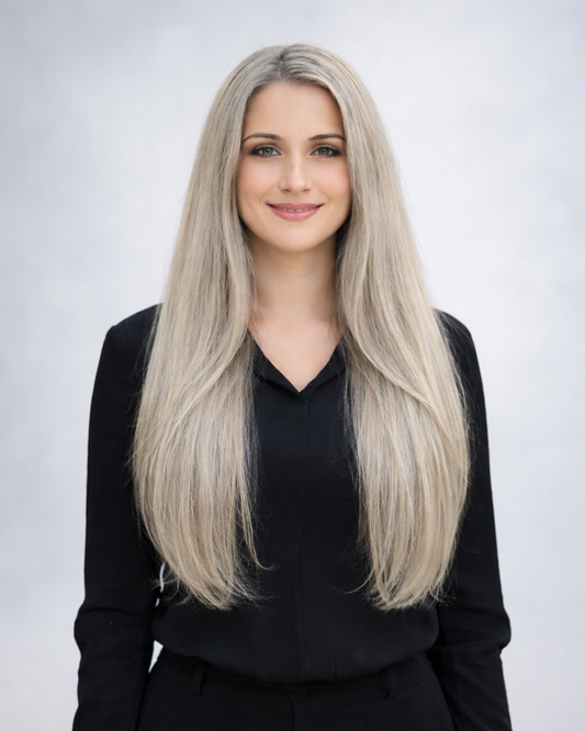 Nano-Tip 18" 25g Professional Hair Extensions Pro Blend Hair Extensions - #1111 Western Ash Blonde by Giacomo Forbes