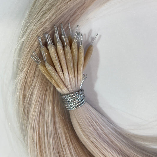 Nano-Tip 22" 25g Professional Hair Extensions - #80 Hollywood Blonde