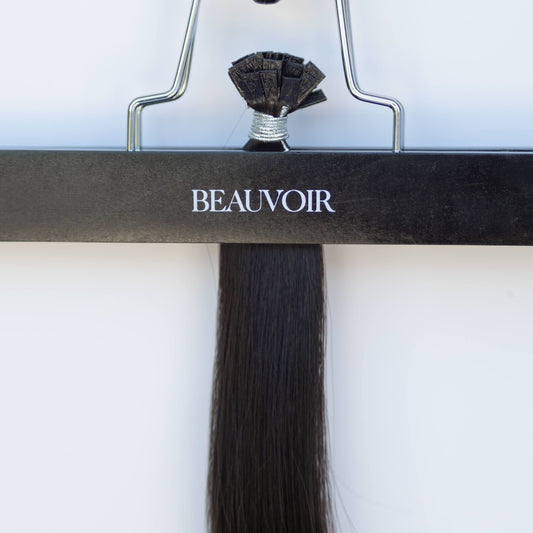 K-Tip 18" 25g Pro Blend Hair Extensions - #1C Espresso Brown (aka Mocha Brown)