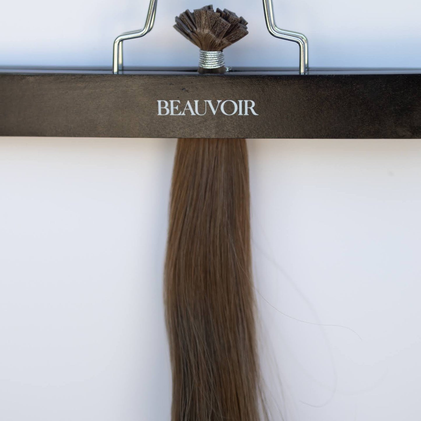 K-Tip 20" 25g Pro Blend Hair Extensions - #4 Roasted Walnut (aka Chocolate Brown)