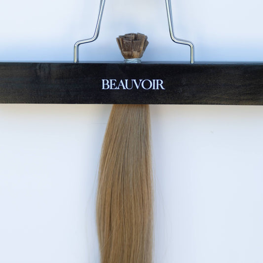 K-Tip 16" 25g Pro Blend Hair Extensions - #6 Cinnamon Brown (aka Chestnut Brown)