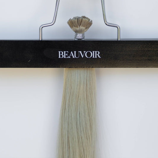 K-Tip 24" 25g Pro Blend Hair Extensions - #66 Pinot Grigio (aka Icy Silver)