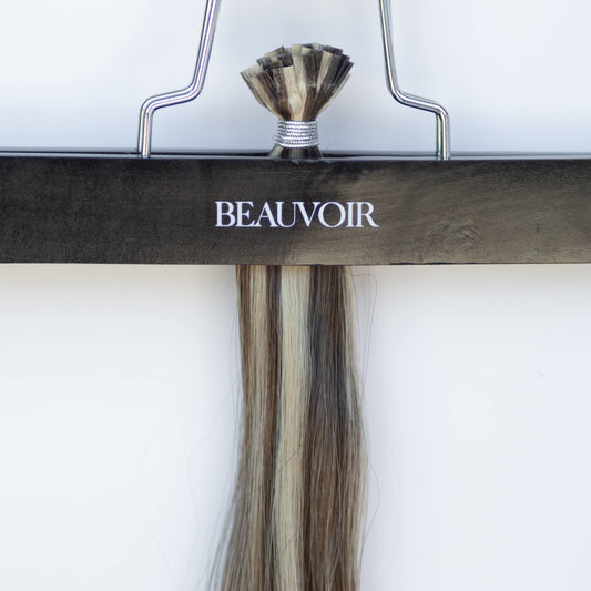 K-Tip 22" 25g Pro Blend Hair Extensions - #4/27 Chocolate Brulé