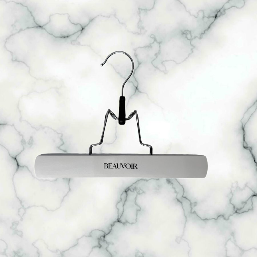 Beauvoir White Hangers — 5 Pack