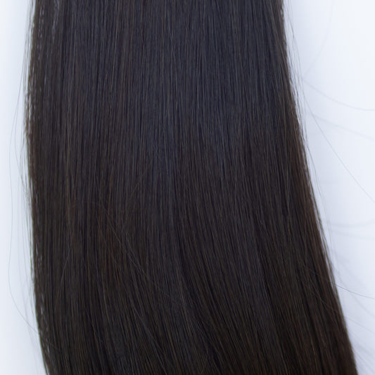 Tape-In 24" 55g Single Donor Virgin - #1C Espresso Brown (aka Mocha Brown)