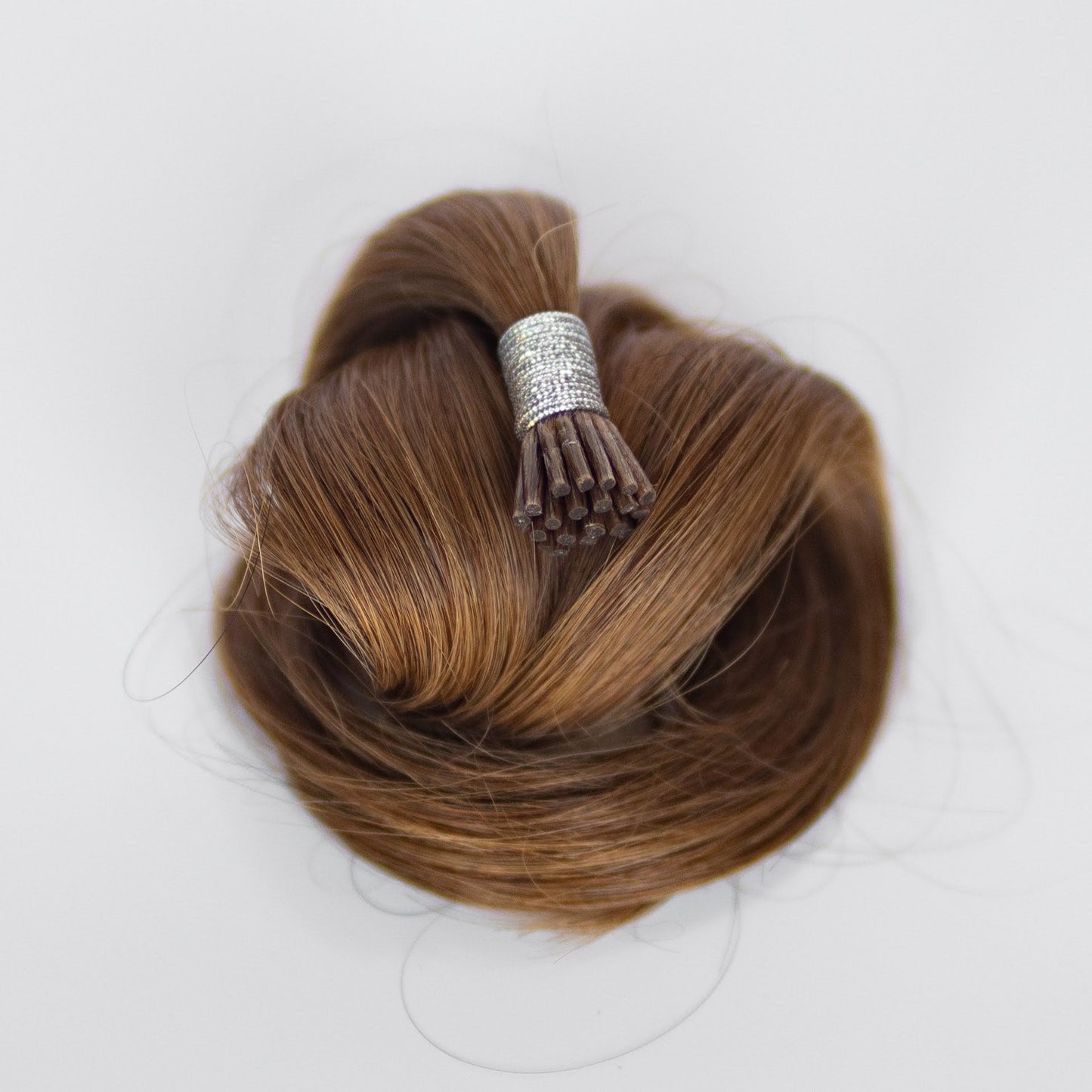 I-Tip 22" 25g Single Donor Virgin - #6 Cinnamon Brown (aka Chestnut Brown)
