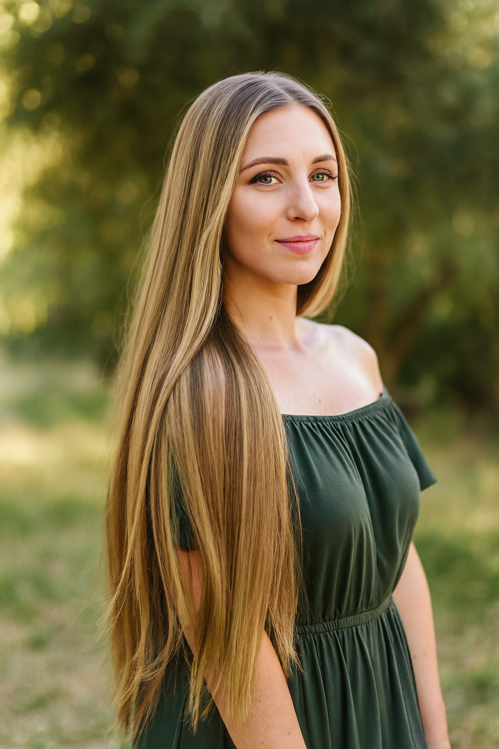 Machine-Tied Weft 22" 160g Single Donor Virgin - #4/27 Chocolate Brulé (aka Highlight Chocolate Brown)