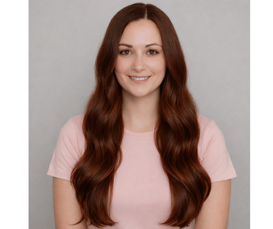 Butterfly Weft 16" 50g Pro Blend - #550 Rouge (aka Cinnamon Mocha)