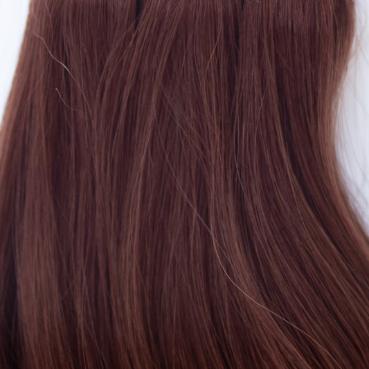 Tape-In 22" 50g Single Donor Virgin - #550 Rouge (aka Cinnamon Mocha)