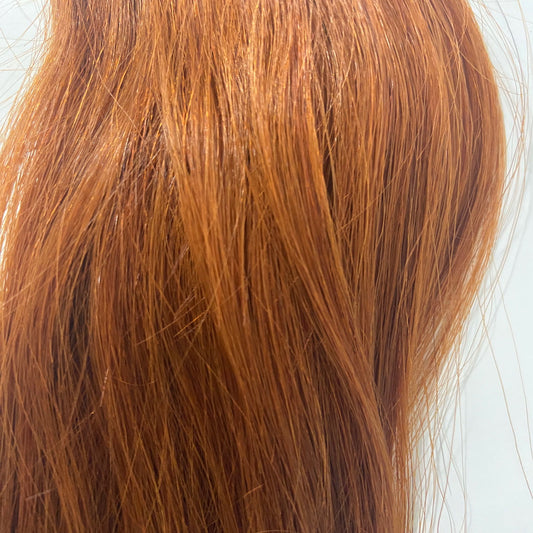 Machine-Tied Weft 16" 120g Pro Blend Hair Extensions - #570 Sunset (aka Pumpkin Spice)