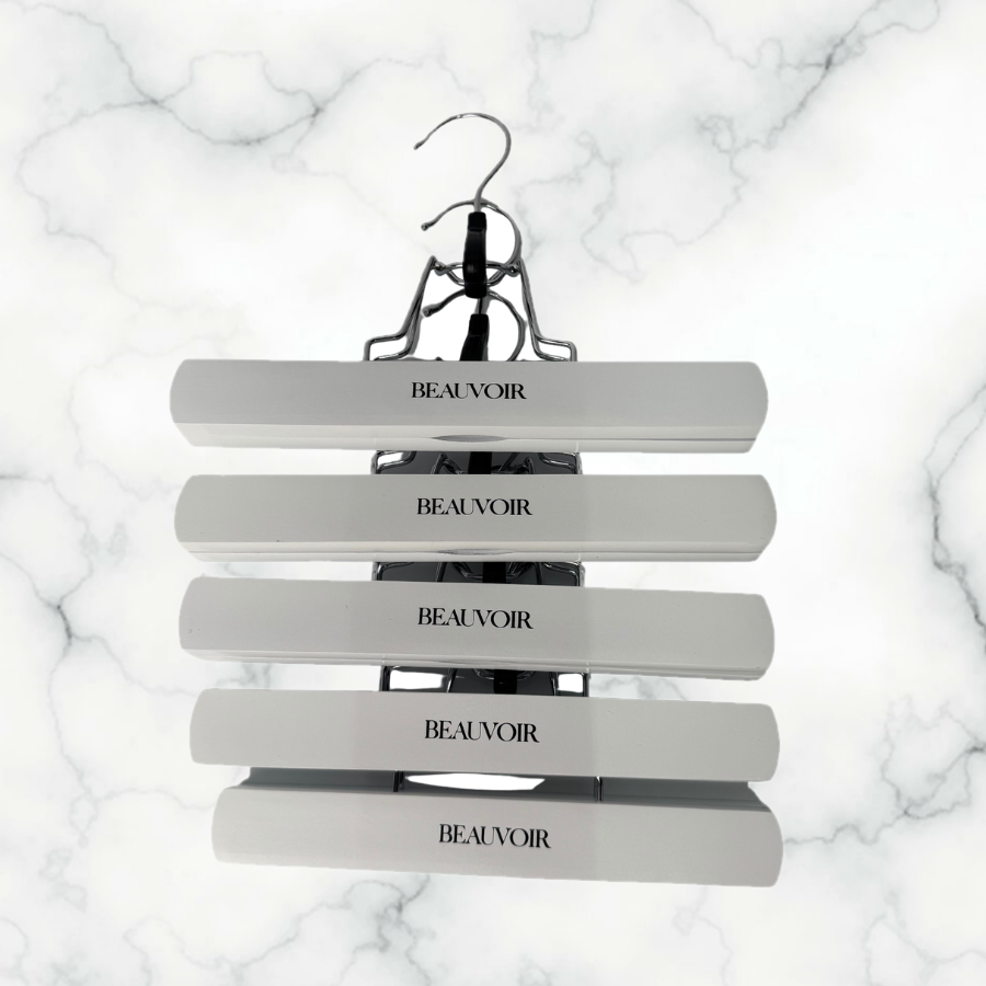 Beauvoir White Hangers — 5 Pack