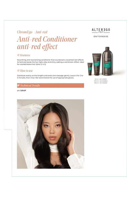 Alter Ego Italy ChromEgo — Anti-Red Conditioner / 950 ML / 32.1 oz