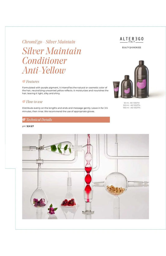 Alter Ego Italy ChromEgo — Silver Maintain Conditioner / 50 ML / 1.69 oz