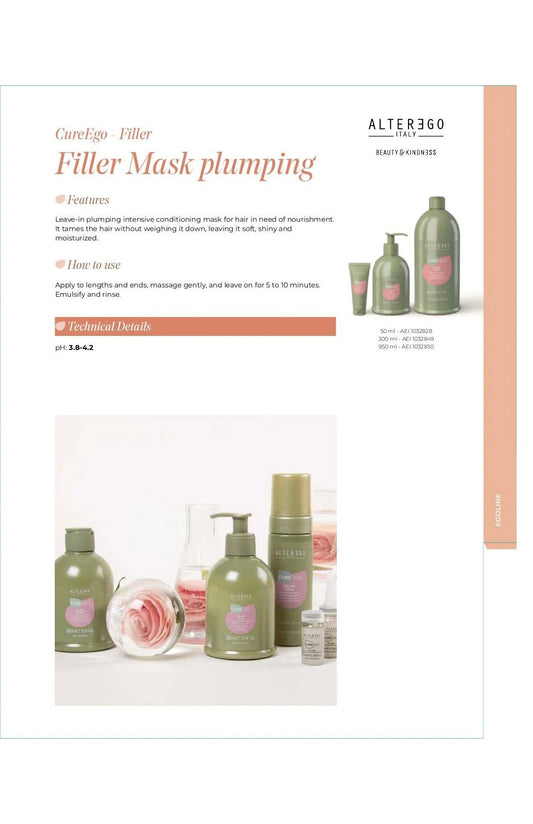 Alter Ego Italy CureEgo — Filler Mask / 950 ML / 32.1 oz