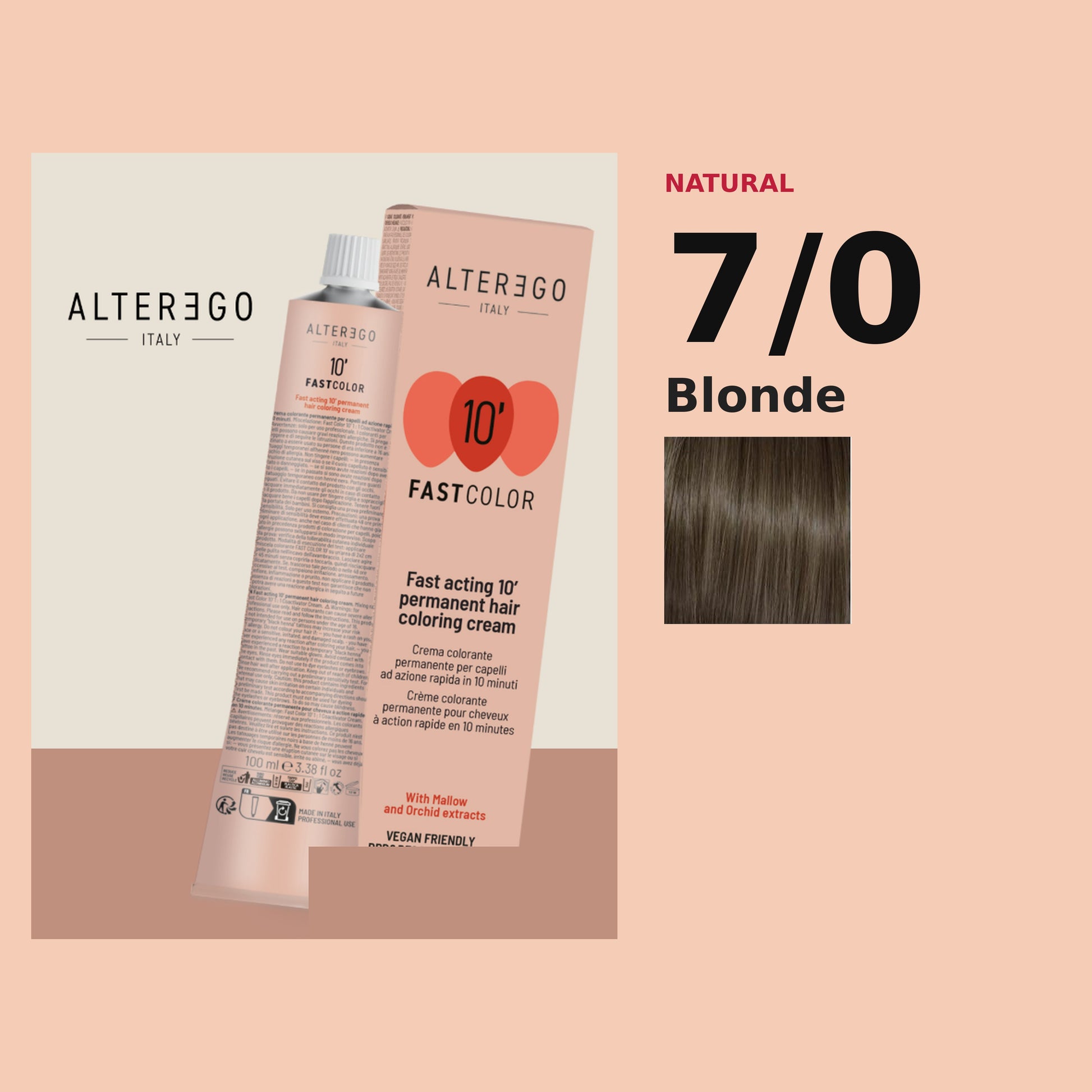 Alter Ego Italy FAST Color 10' 7/0 Blonde hair color