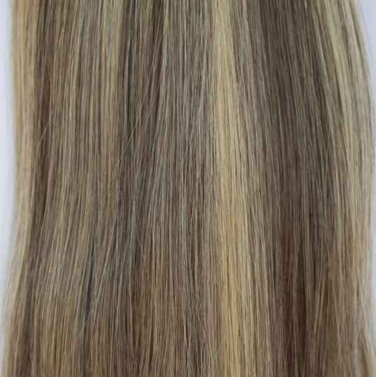 Butterfly Weft 20" 60g 50/50 Pro Blend - WAVE Texture - #4/27 Chocolate Brulé