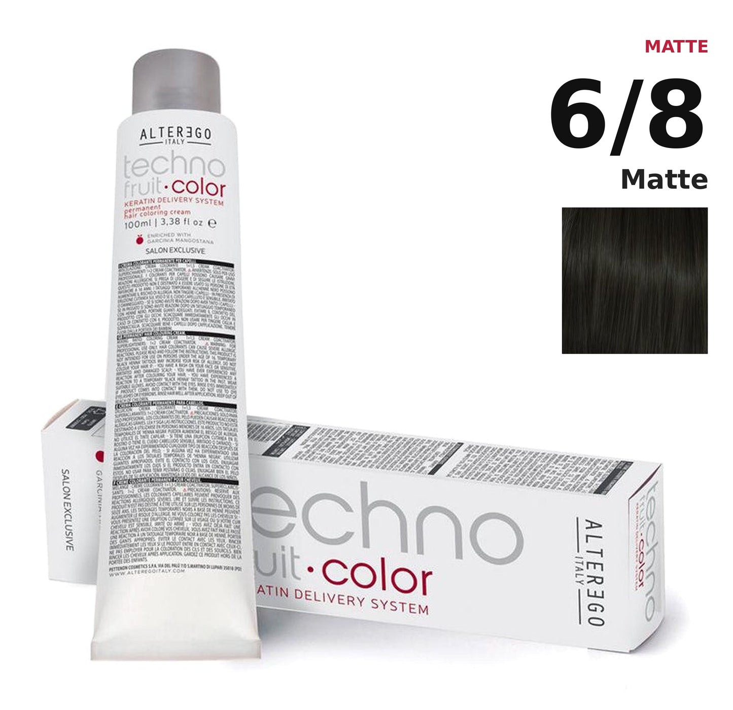Alter Ego Italy Technofruit Color 6/8 Matte hair color