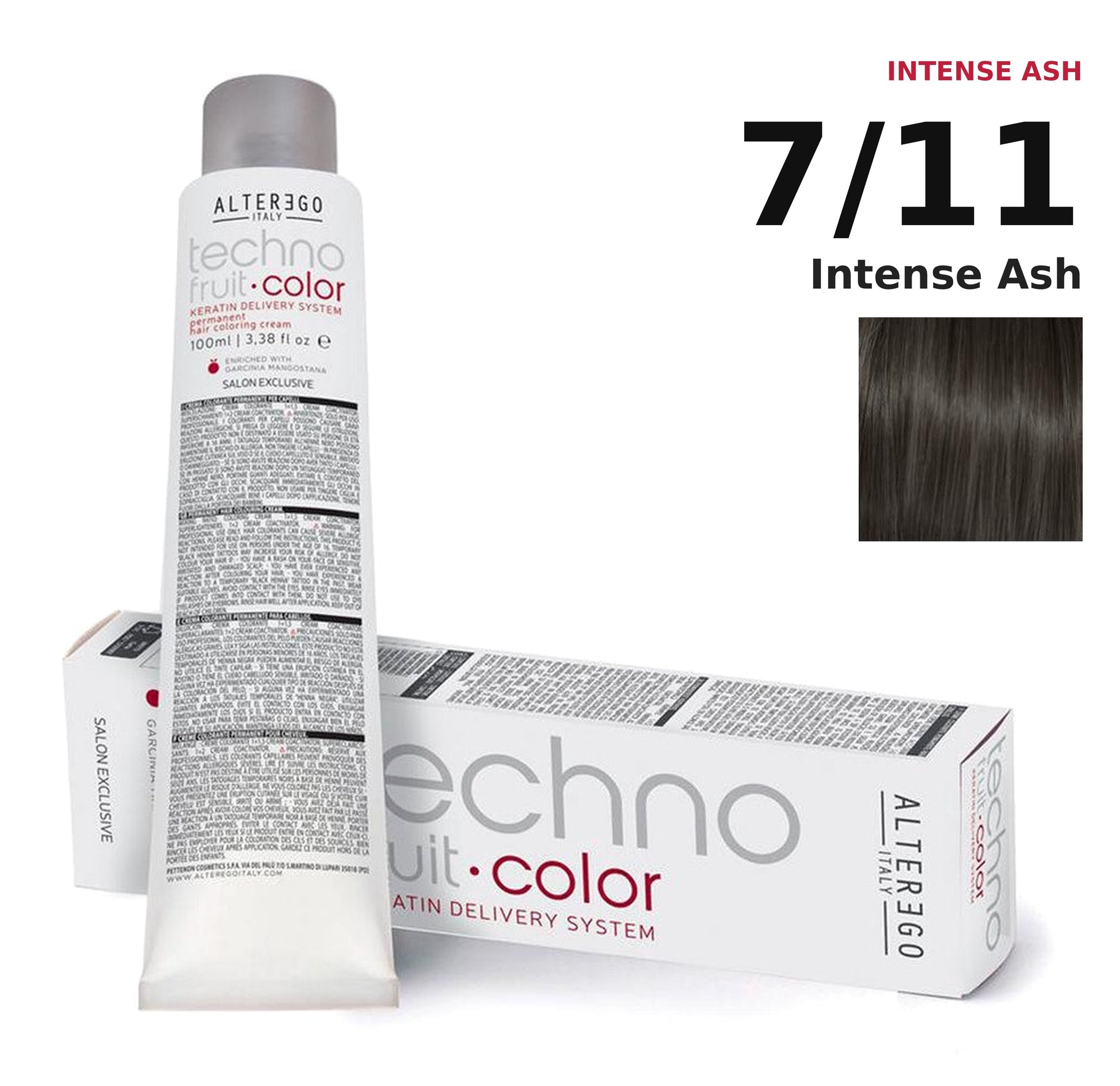 Alter Ego Italy Technofruit Color 7/11 Intense Ash hair color