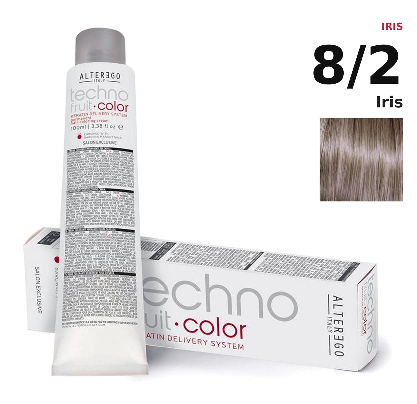 Alter Ego Italy Technofruit Color 8/2 Iris hair color
