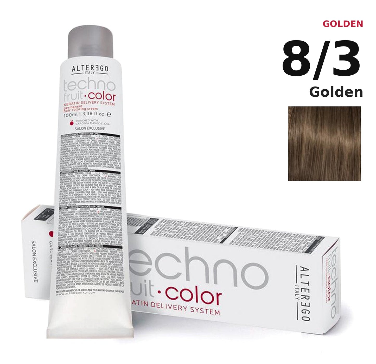 Alter Ego Italy Technofruit Color 8/3 Golden hair color