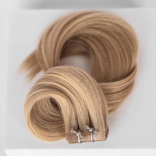 Tape-In 22" 50g Single Donor Virgin - #17 Chardonay Blonde (aka Dirty Ash Blonde)