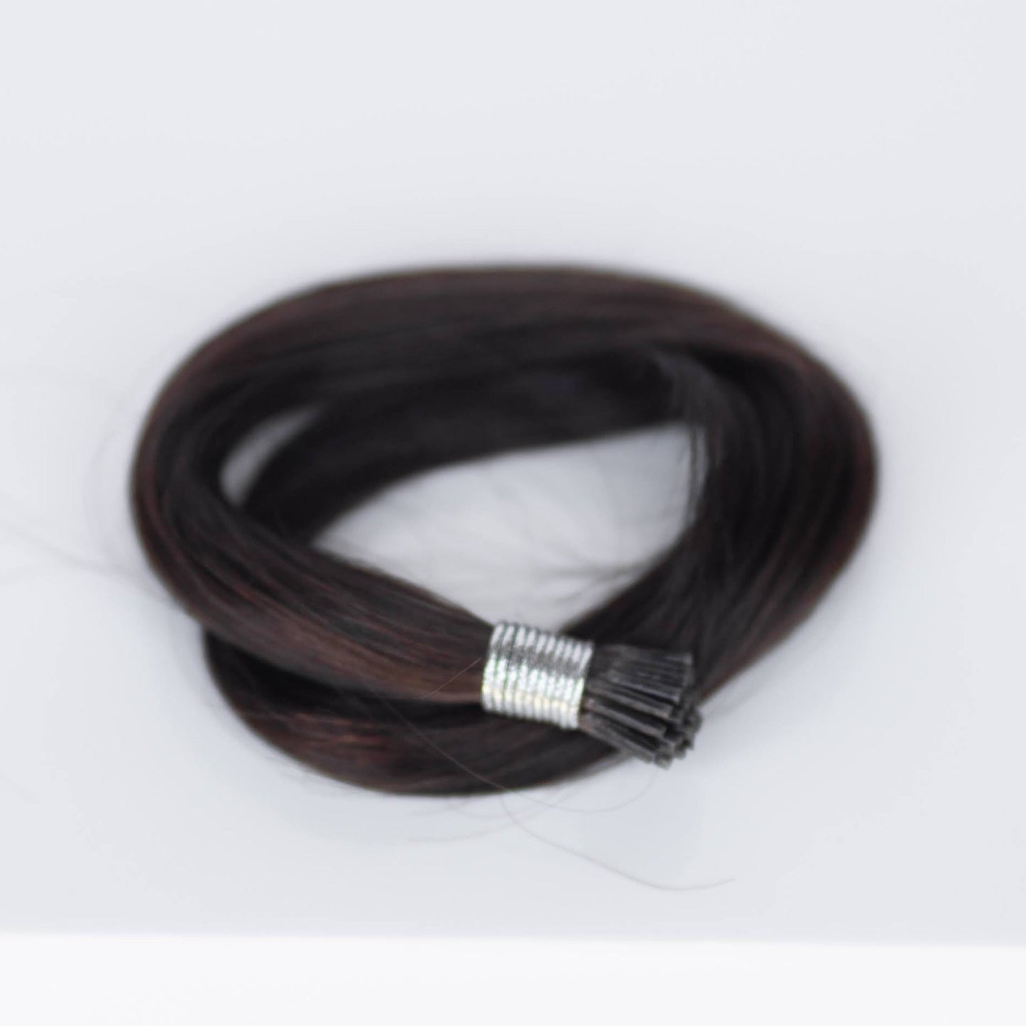 I-Tip 22" 25g Single Donor Virgin - #2 Dark Chocolate (aka Dark Brown)