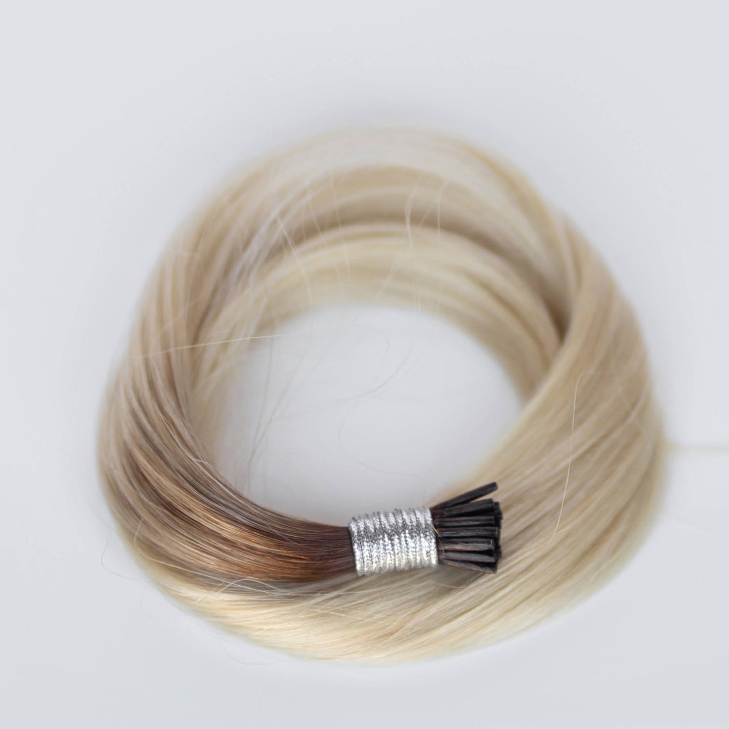 I-Tip 22" 25g Professional Hair Extensions -#T3/60 Cocoa Rooted Blonde (aka Rooted Walnut Brown/Ash Blonde)