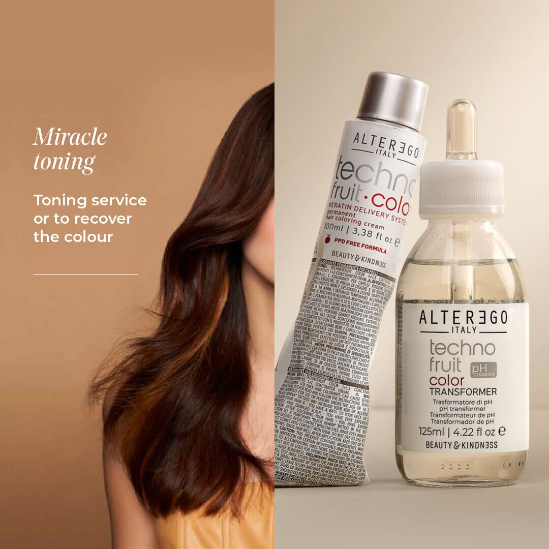 Alter Ego Technofruit Color miracle toning pH Transformer collage
