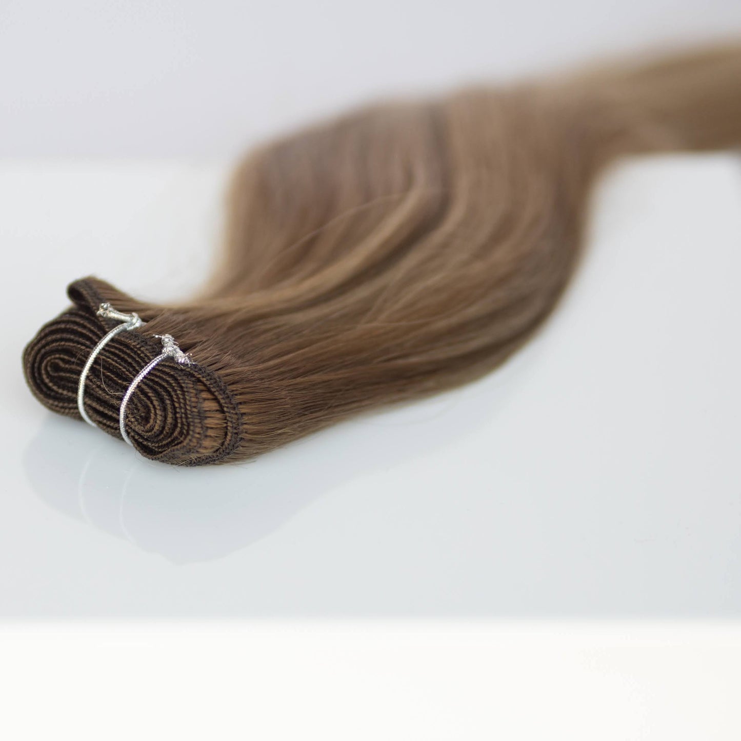 Machine-Tied Weft 22" 160g Pro Blend Hair Extensions - #007 Toasted Blonde by Garyn Santos