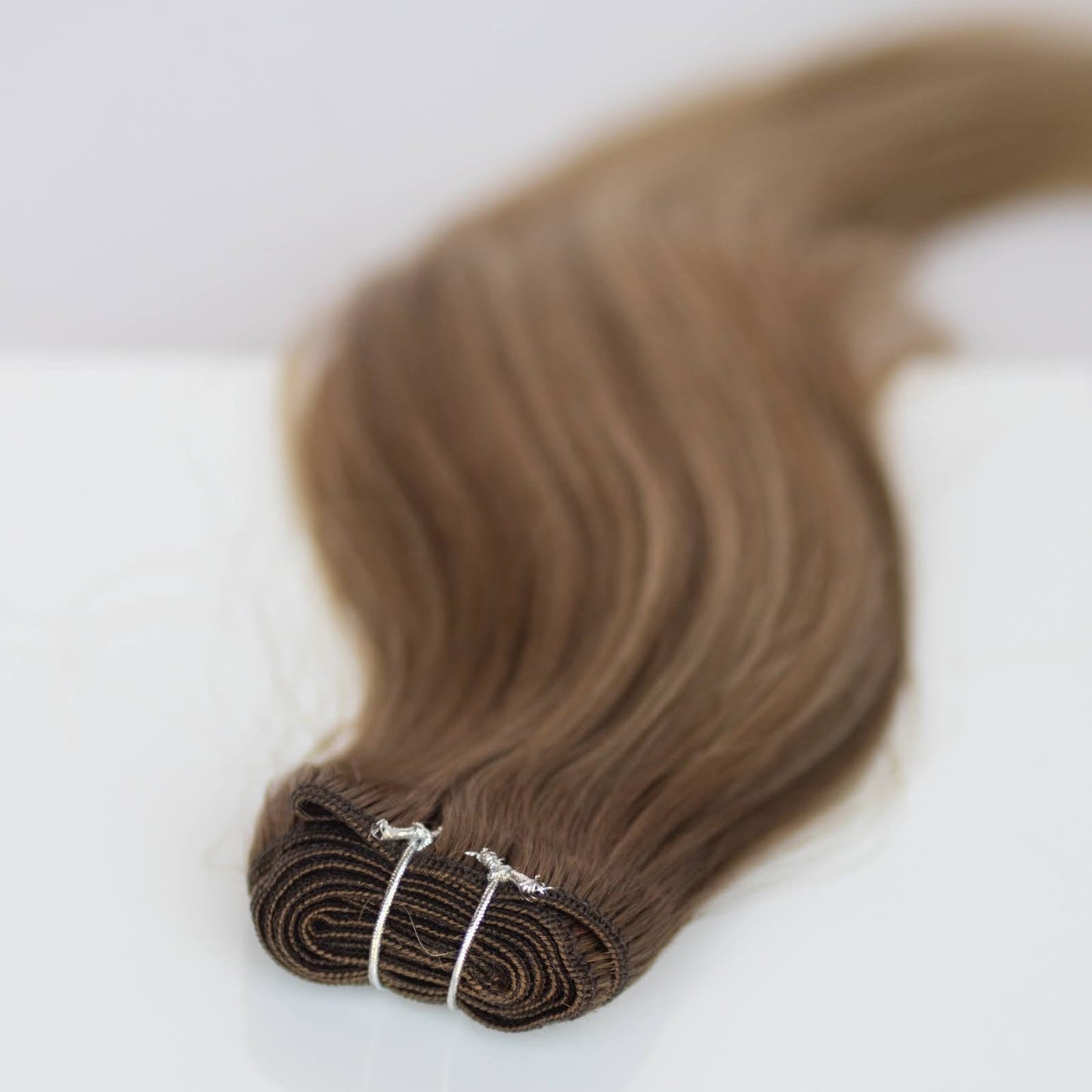 Machine-Tied Weft 16" 120g Pro Blend Hair Extensions - #007 Toasted Blonde by Garyn Santos