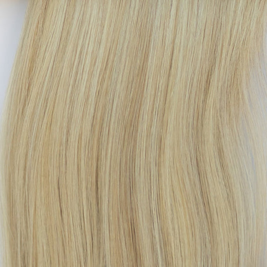 Machine-Tied Weft 22" 160g Pro Blend Hair Extensions - #80/18/46 Summer Blonde (aka Piano Key White Truffle)