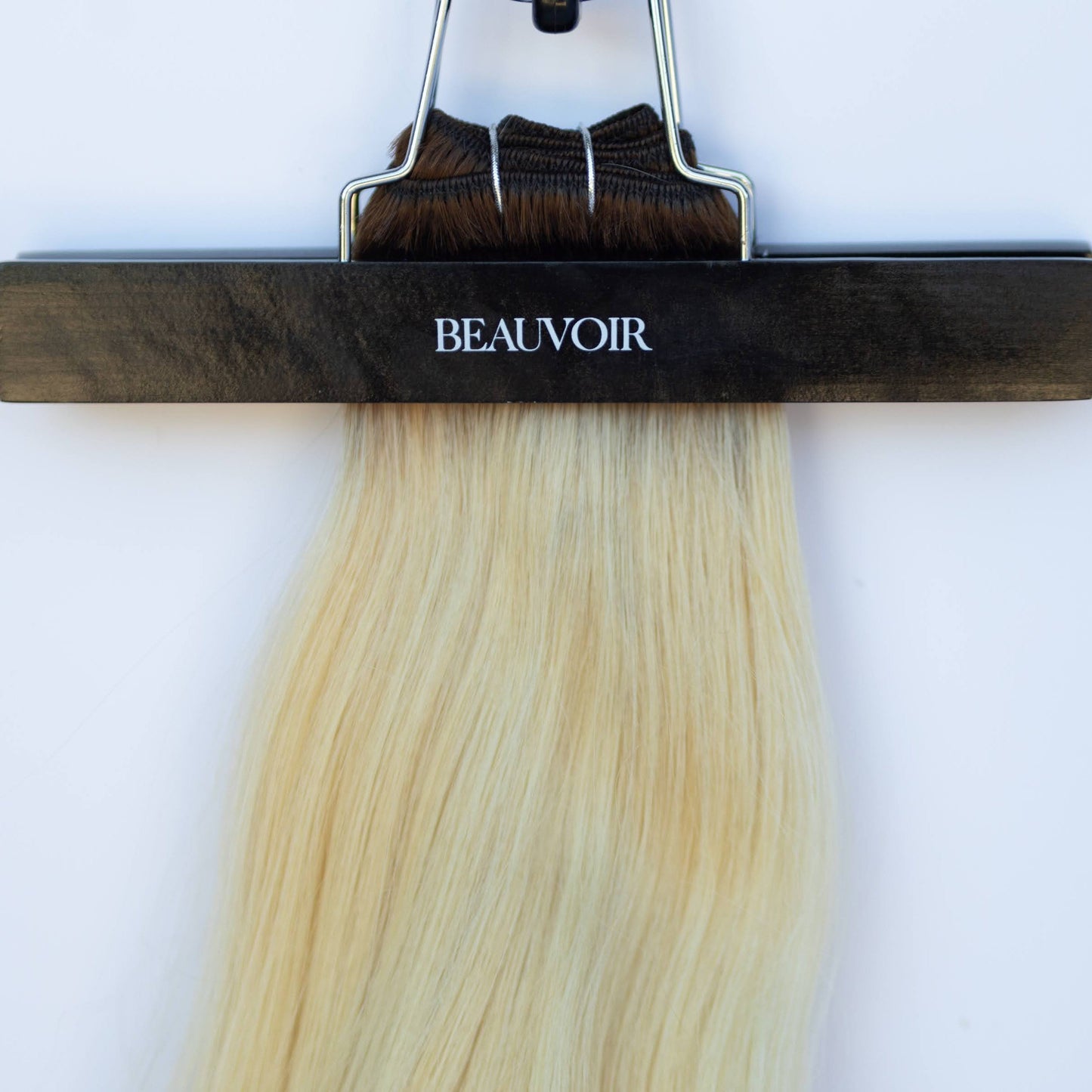 Machine-Tied Weft 24" 170g Pro Blend Hair Extensions - #T3/60 Cocoa Rooted Blonde (aka Rooted Walnut Brown/Ash Blonde)