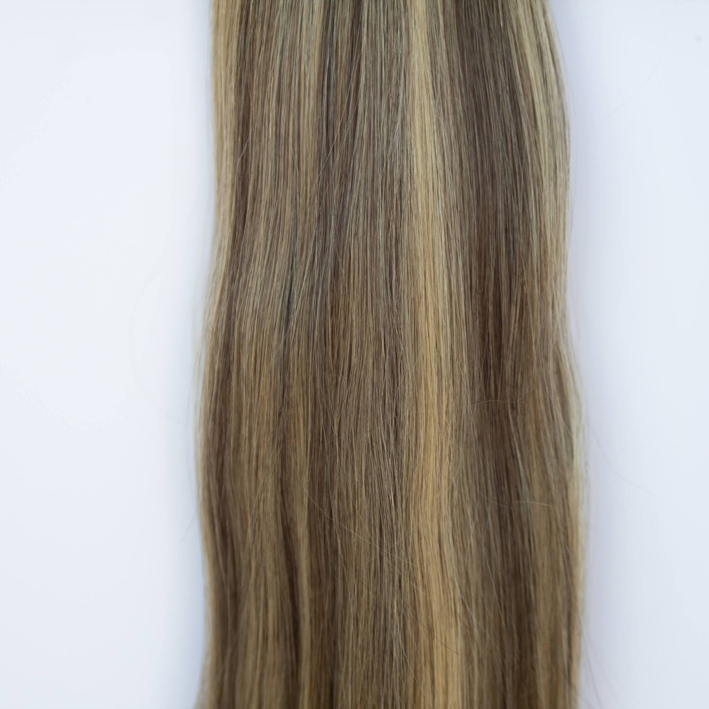 Machine-Tied Weft 20" 145g Professional Hair Extensions - #4/27 Chocolate Brulé (aka Highlight Chocolate Brown)