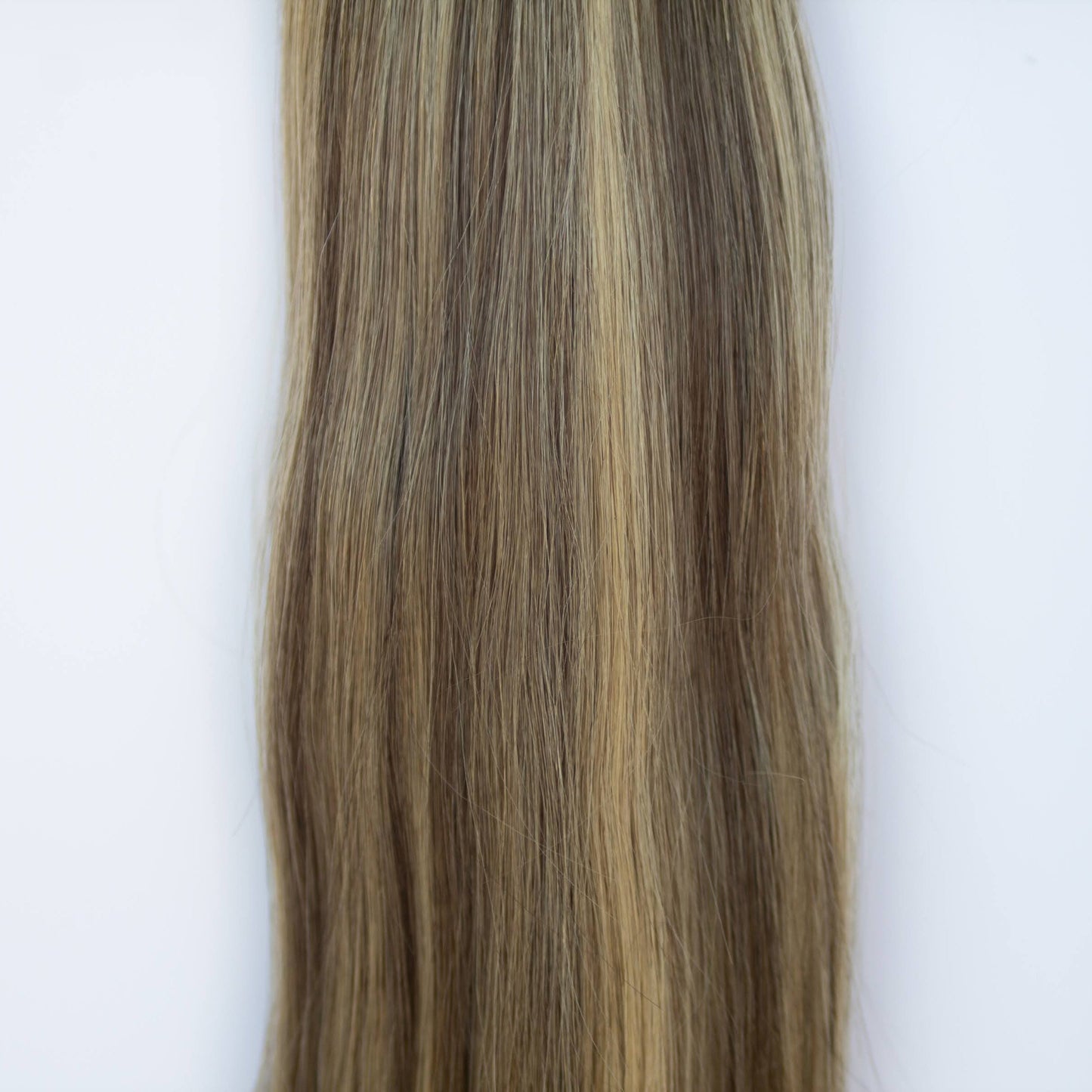 Machine-Tied Weft 16" 120g Single Donor Virgin - #4/27 Chocolate Brulé (aka Highlight Chocolate Brown)