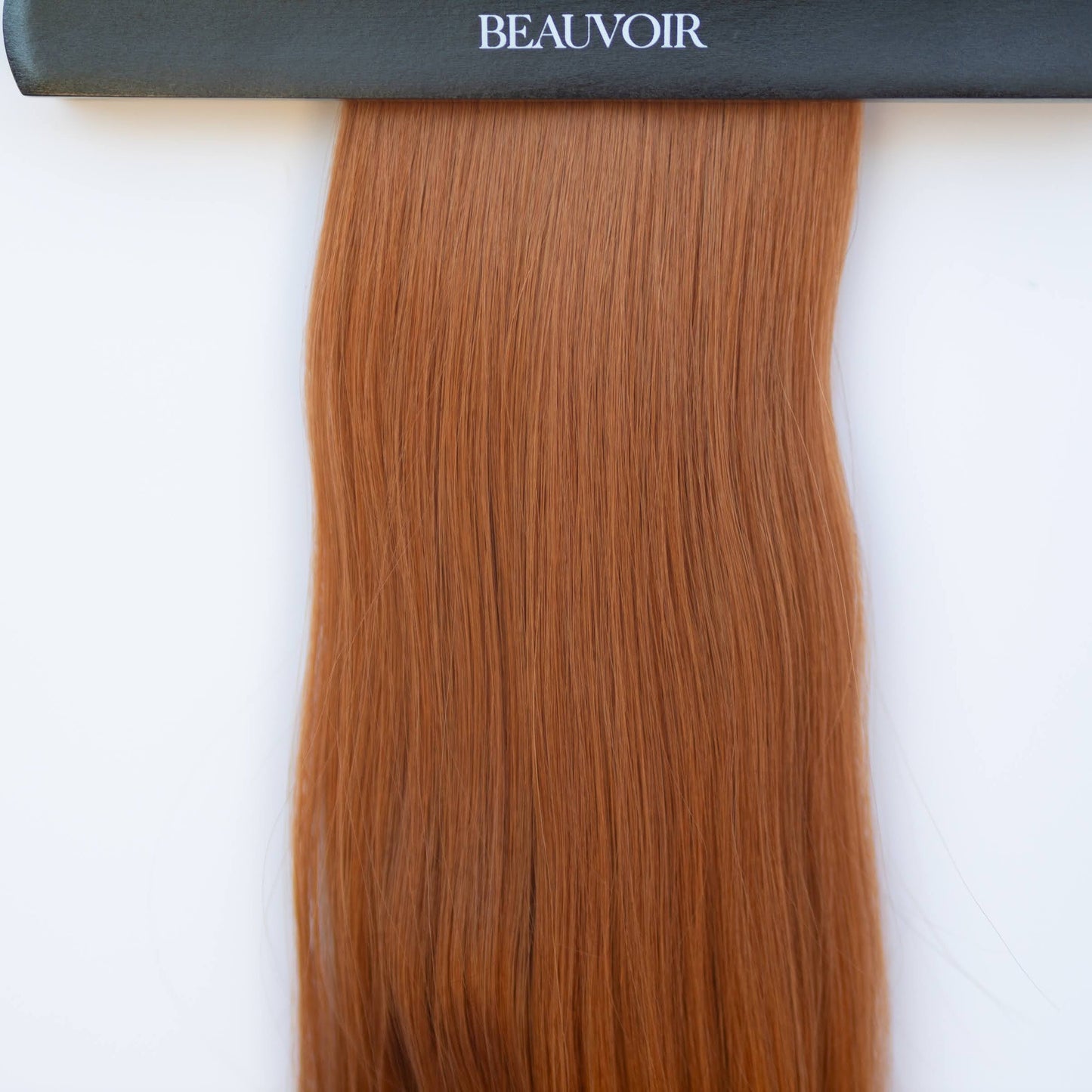Machine-Tied Weft 18" 130g Single Donor Virgin - #570 Sunset (aka Pumpkin Spice)