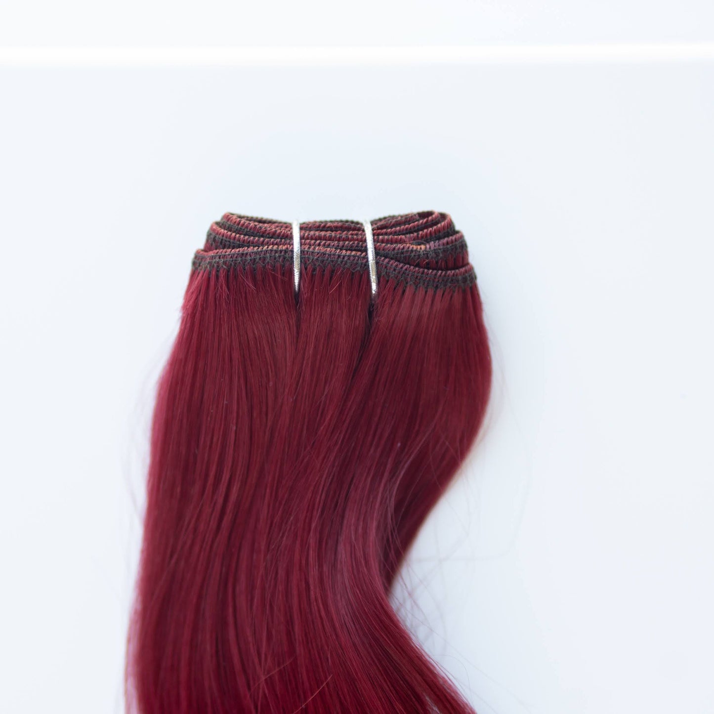 Machine-Tied Weft 16" 120g Pro Blend - #555 Akako by Martha Nicola