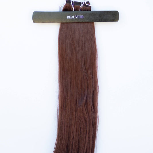 Machine-Tied Weft 20" 145g Pro Blend Hair Extensions - #550 Rouge (aka Cinnamon Mocha)