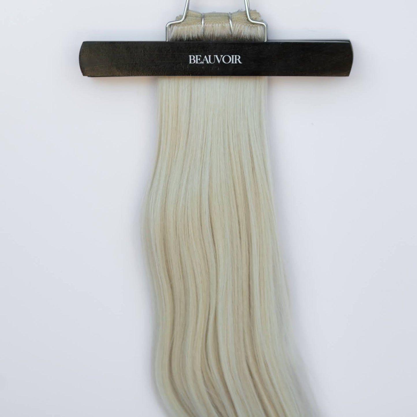 Machine-Tied Weft 20" 145g Pro Blend Hair Extensions - #80 Hollywood Blonde (aka White Blonde)
