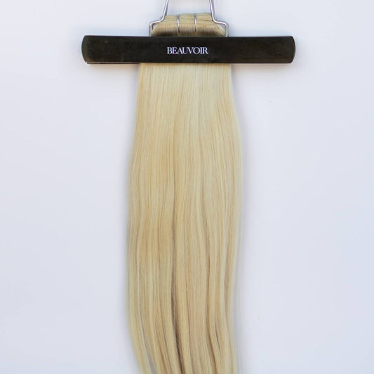 Machine-Tied Weft 24" 170g Pro Blend Hair Extensions - #60 Classic Blonde (aka Ash Blonde)