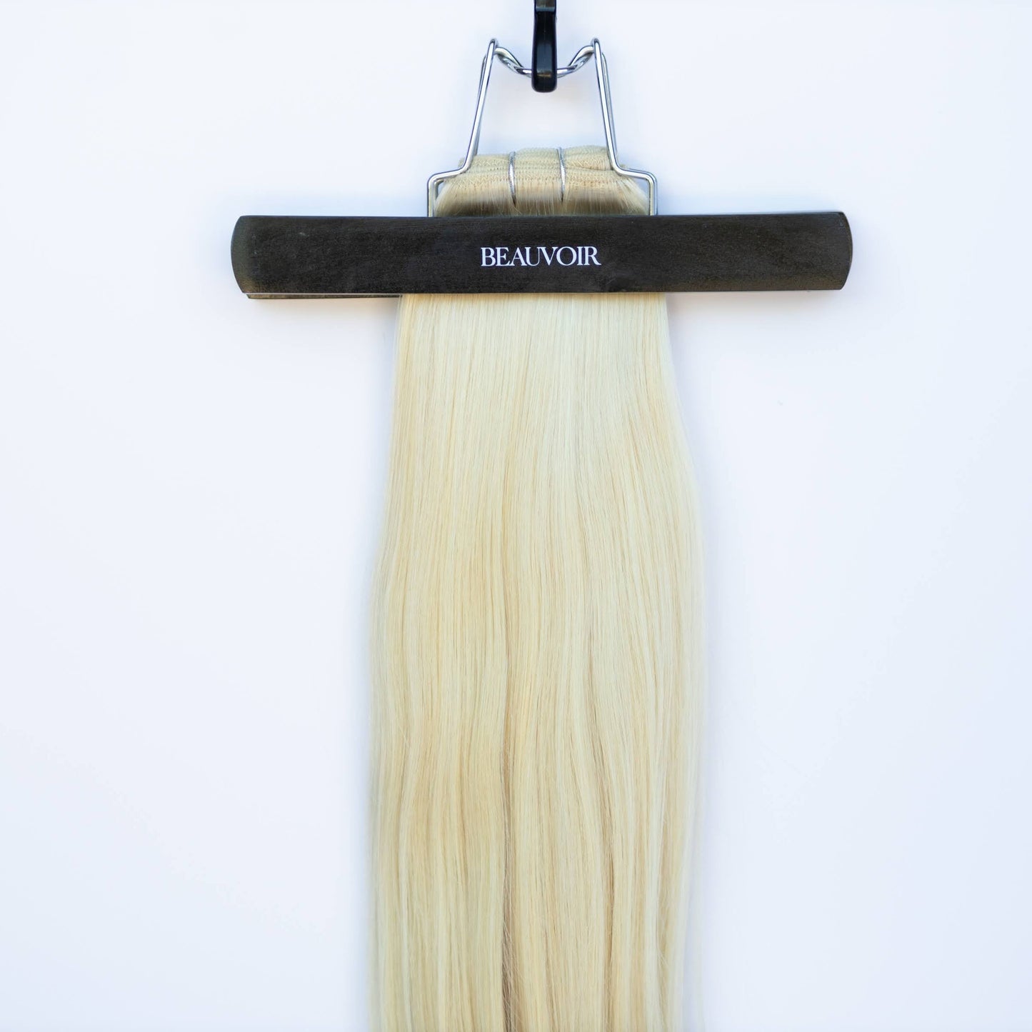 Machine-Tied Weft 16" 120g Pro Blend Hair Extensions - #60 Classic Blonde (aka Ash Blonde)