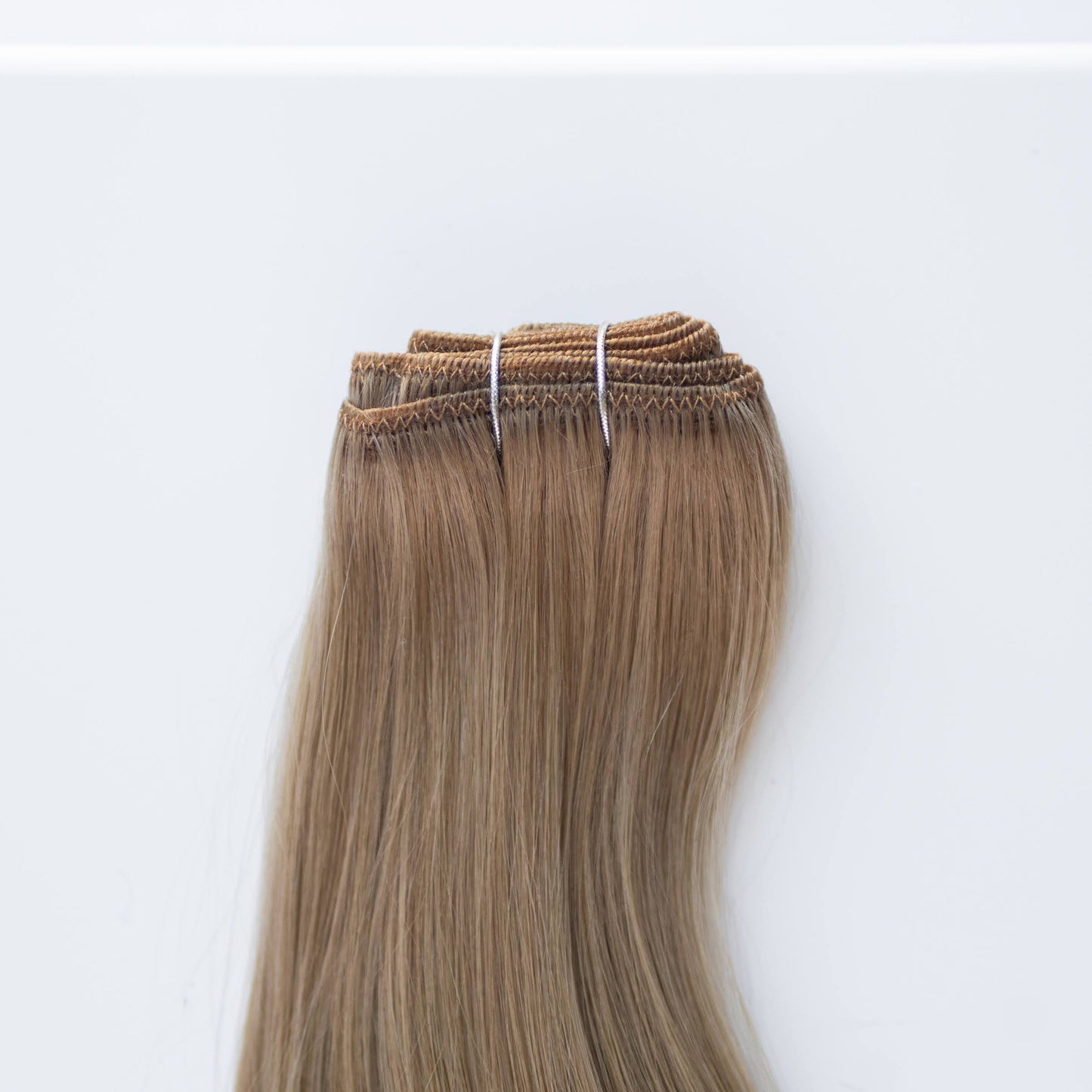 Machine-Tied Weft 20" 145g Pro Blend Hair Extensions - #18 Dirty Blonde