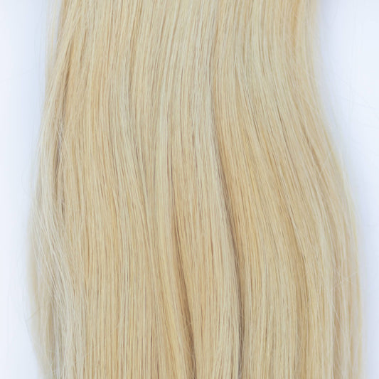 Machine-Tied Weft 22" 160g Pro Blend Hair Extensions - #22 Southern Belle Blonde (aka Light Ash Blonde)