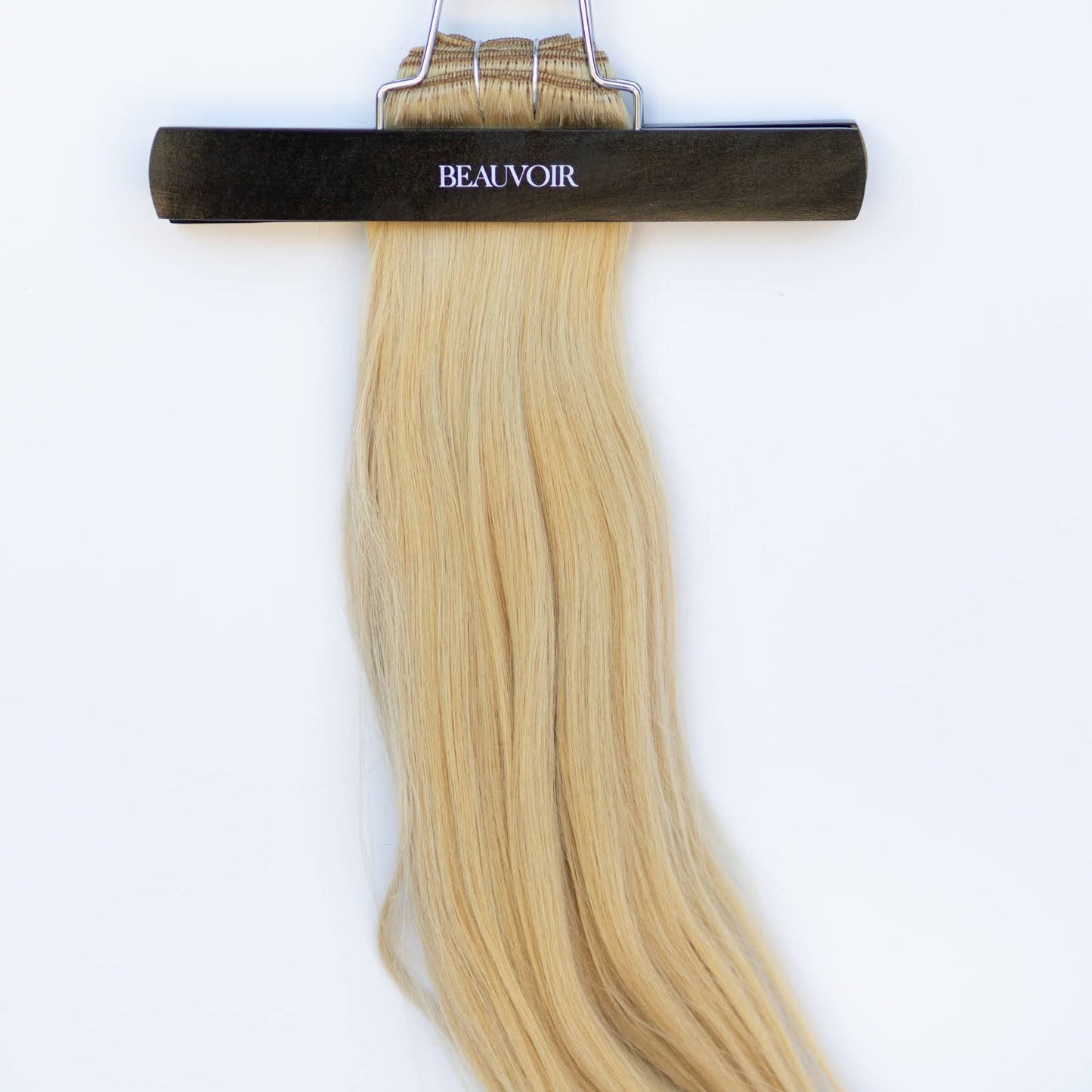 Machine-Tied Weft 28" 180g Pro Blend Hair Extensions - #22 Southern Belle Blonde (aka Light Ash Blonde)