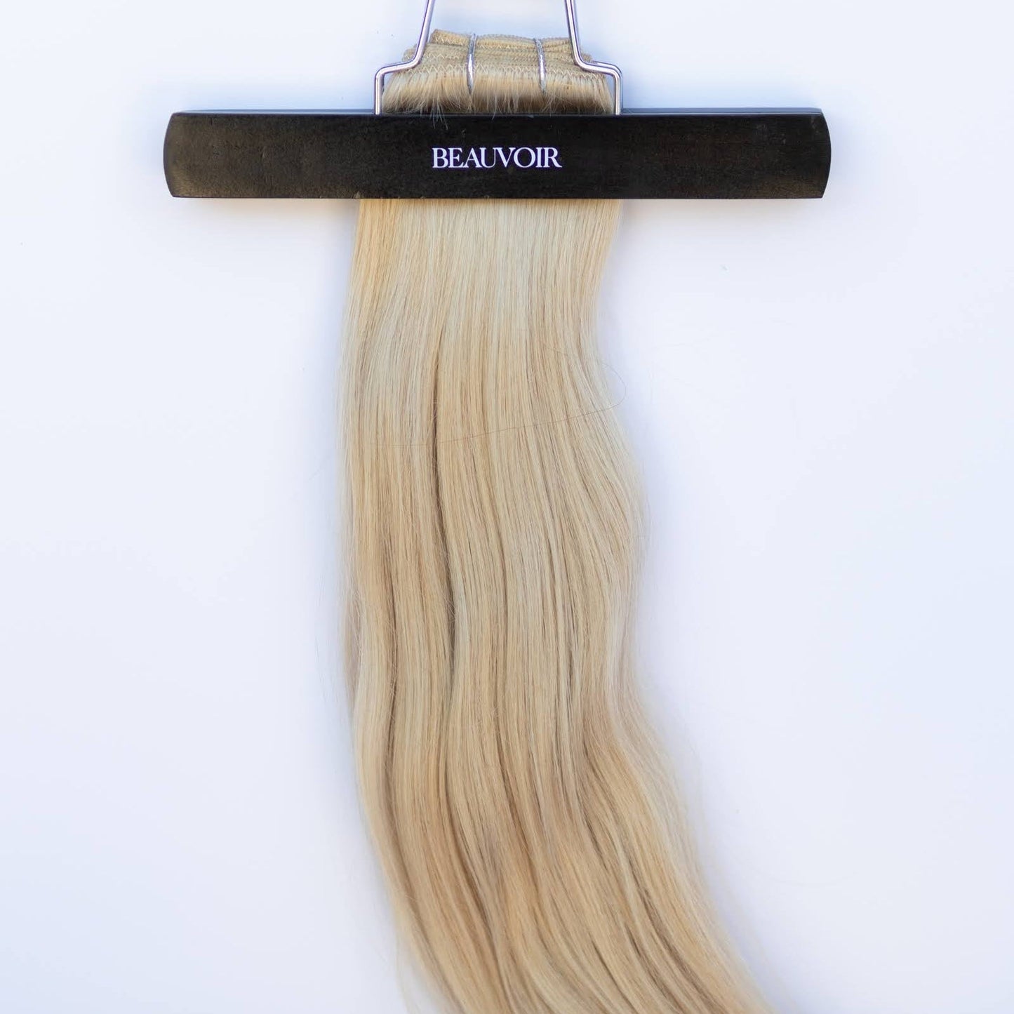 Machine-Tied Weft 22" 160g Pro Blend Hair Extensions - #16 Paris Blonde (aka Vanilla Blonde)