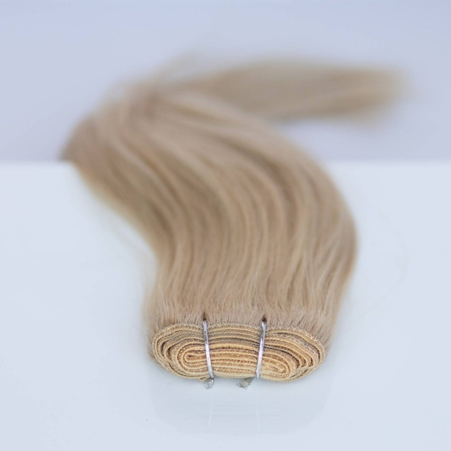 Machine-Tied Weft 24" 170g Pro Blend Hair Extensions - #16 Paris Blonde (aka Vanilla Blonde)