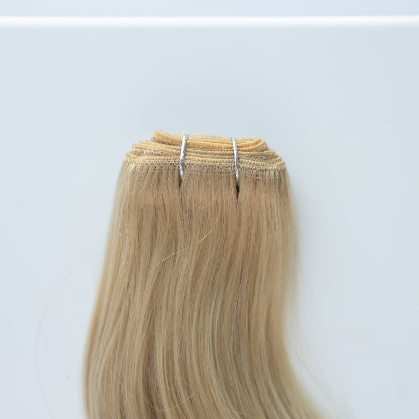 Machine-Tied Weft 24" 170g Pro Blend Hair Extensions - #16 Paris Blonde (aka Vanilla Blonde)