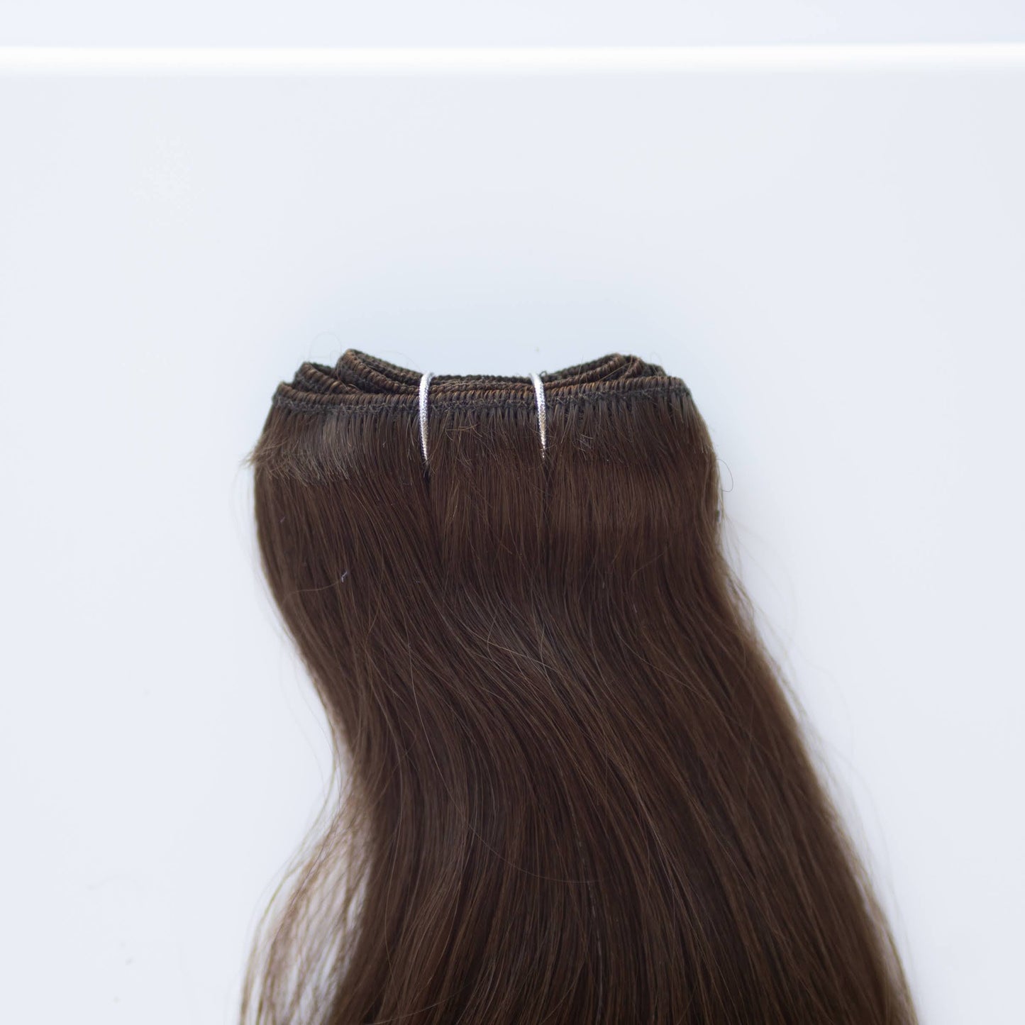 Machine-Tied Weft 22" 160g Pro Blend Hair Extensions - #2 Dark Chocolate (aka Dark Brown)