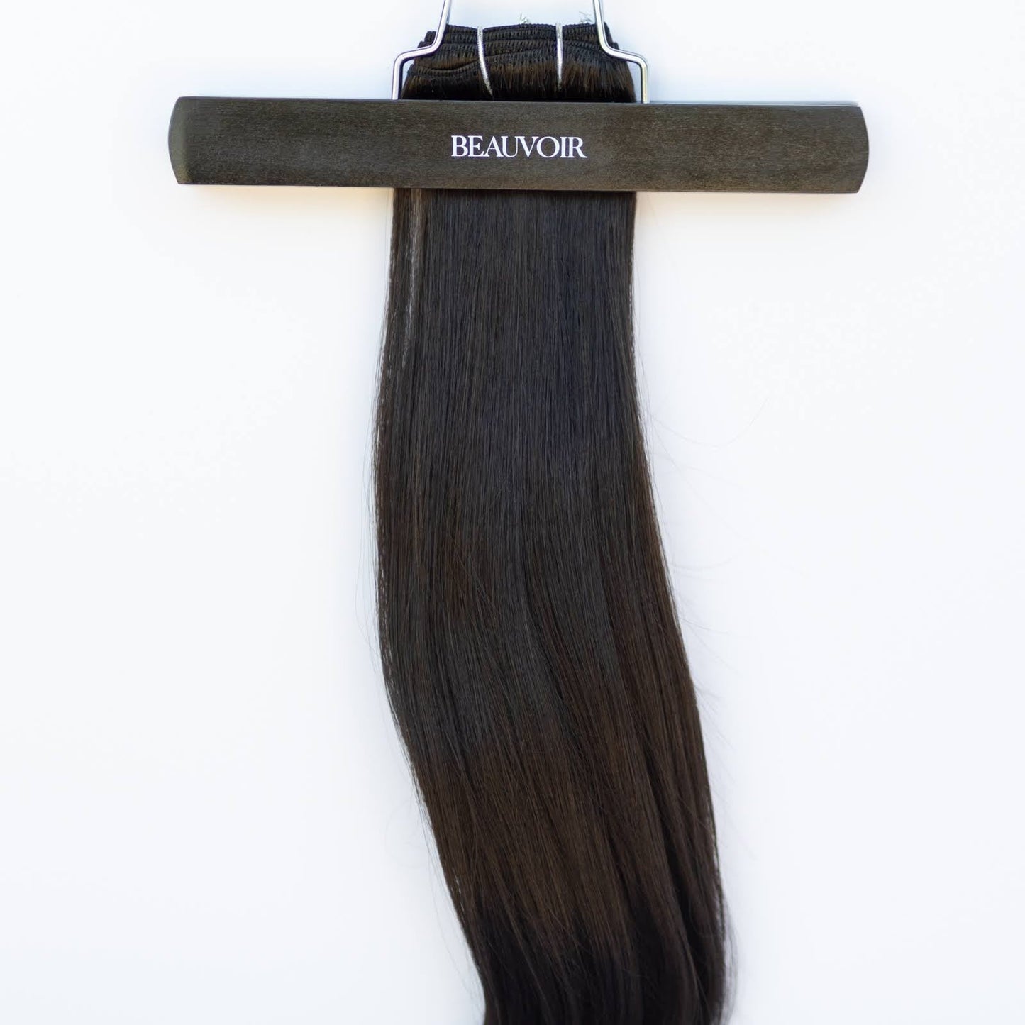 Machine-Tied Weft 20" 145g Pro Blend Hair Extensions -  #1C Espresso Brown (aka Mocha Brown)