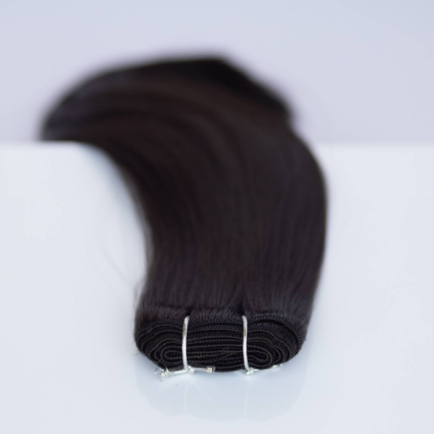 Machine-Tied Weft 20" 145g Pro Blend Hair Extensions -  #1C Espresso Brown (aka Mocha Brown)