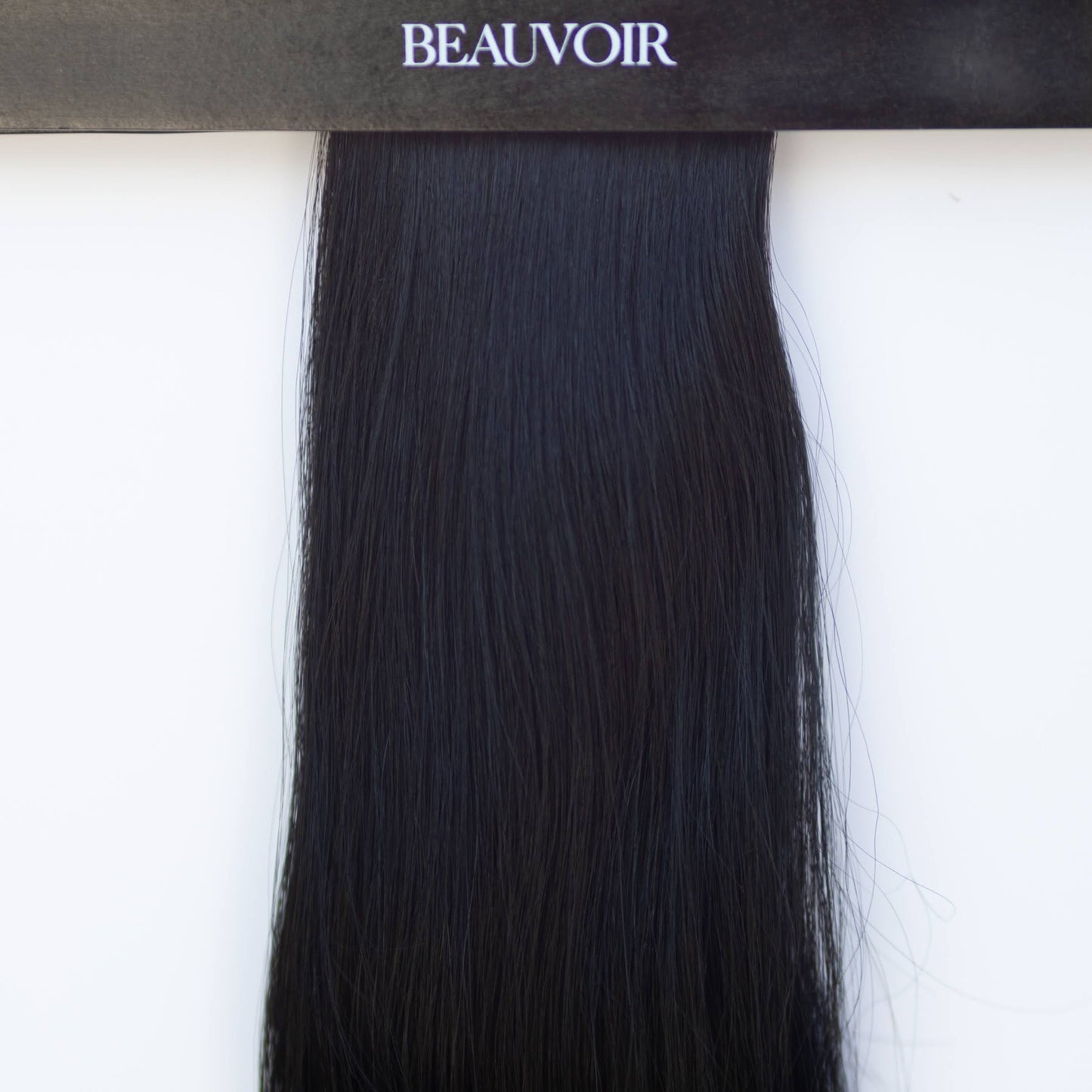 Genius (Micro) Weft 22" 88g Pro Blend Hair Extensions - #1 Noir (aka Jet Black)